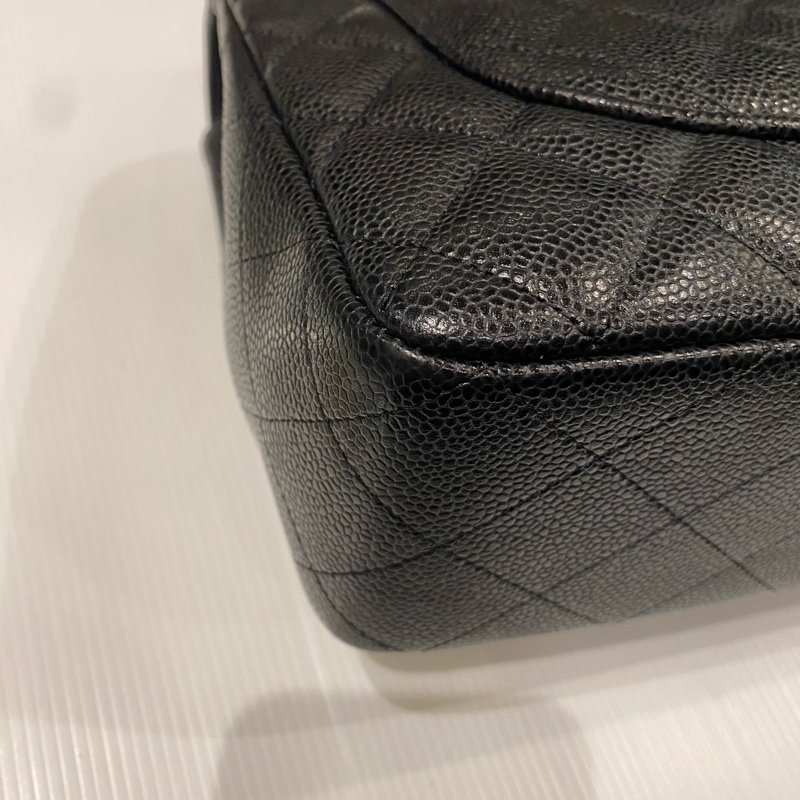 chanel Jumbo 黑銀 肩背包-10