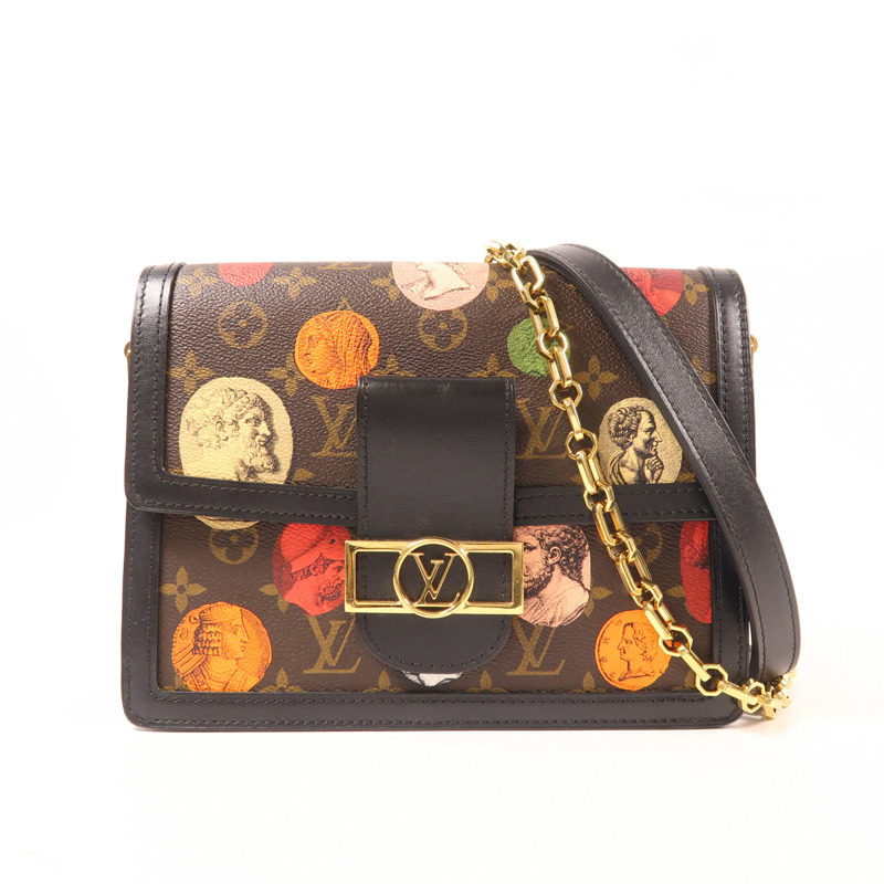 LOUIS VUITTON Monogram LV x Fornasetti Dauphine金扣手挽肩背兩用袋-0