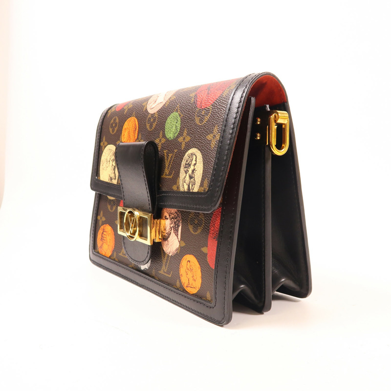 LOUIS VUITTON Monogram LV x Fornasetti Dauphine金扣手挽肩背兩用袋-2