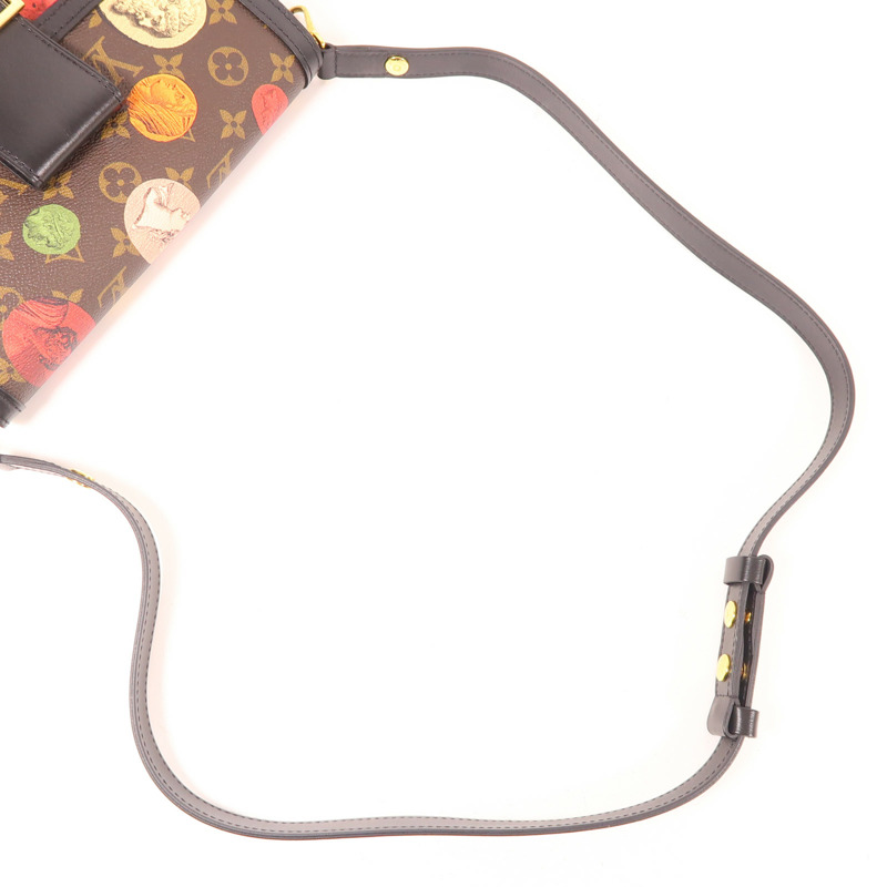 LOUIS VUITTON Monogram LV x Fornasetti Dauphine金扣手挽肩背兩用袋-6