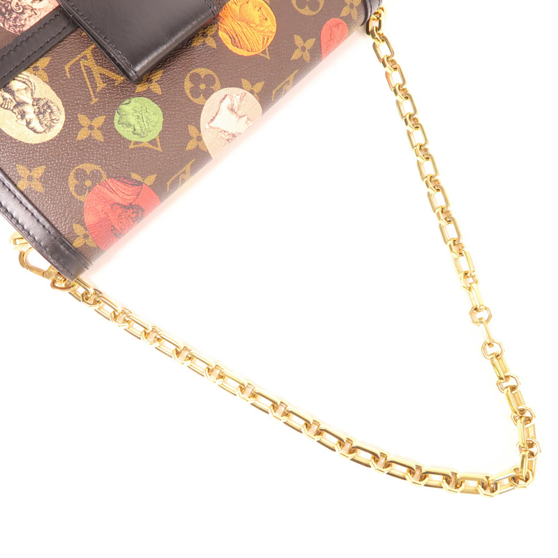 LOUIS VUITTON Monogram LV x Fornasetti Dauphine金扣手挽肩背兩用袋-7