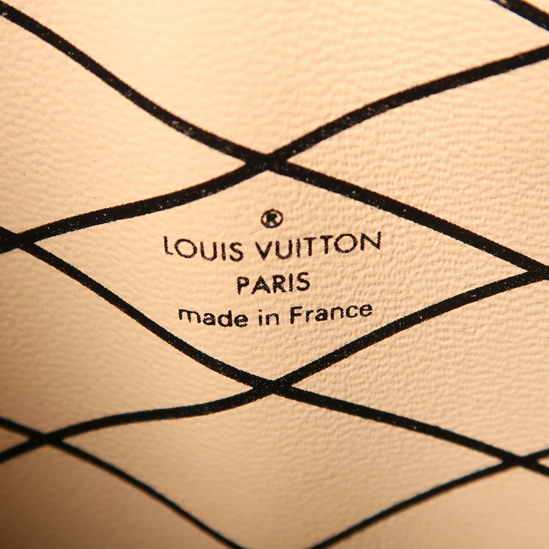 LOUIS VUITTON Monogram Reverse Trunk Clutch金扣肩背袋棕色-10