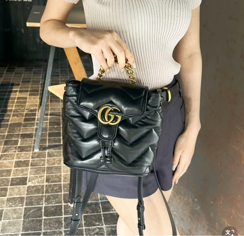 Gucci 新款marmont 雙肩後背包-0