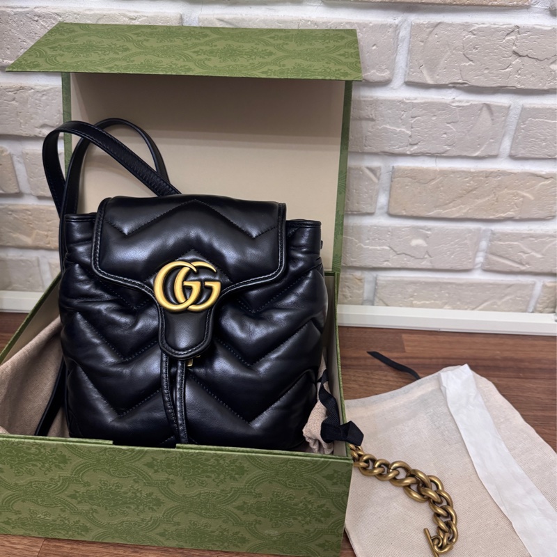 Gucci 新款marmont 雙肩後背包-2