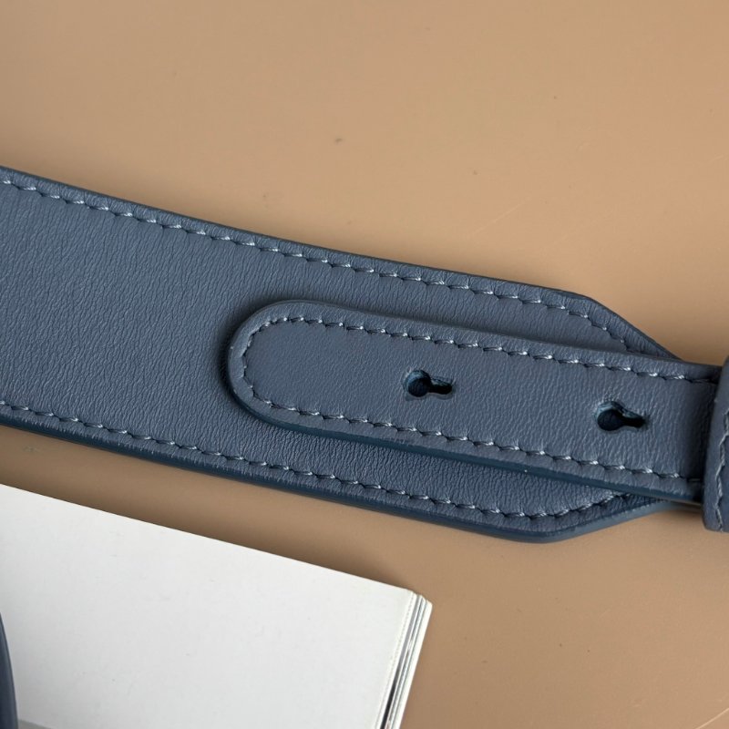 ::Christian Dior:: Lady Dior My ABCDior 紫藍羊皮5x4藤格紋淡金釦手提斜背黛妃包-7