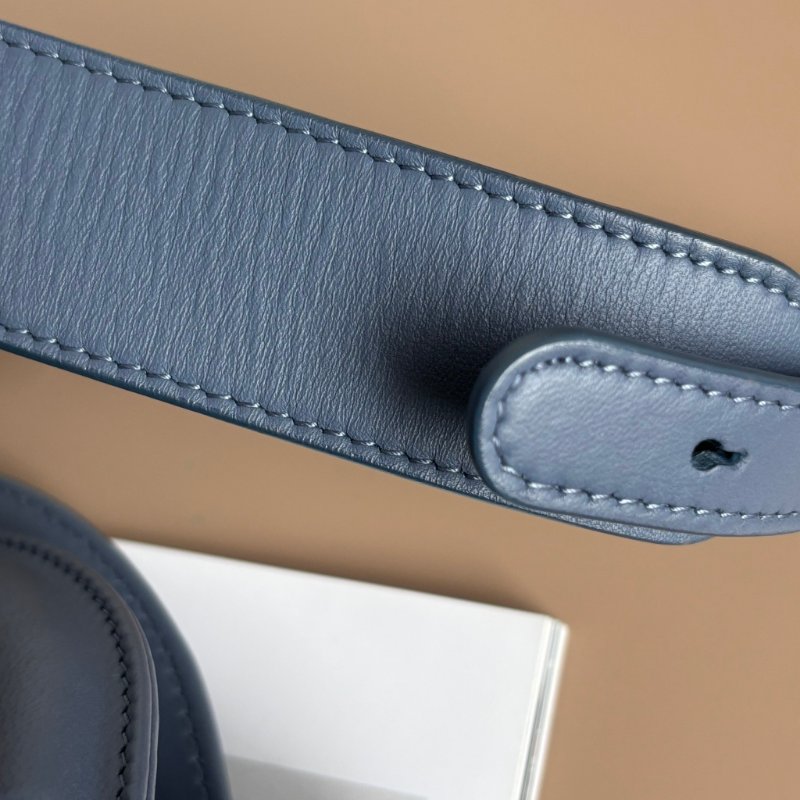 ::Christian Dior:: Lady Dior My ABCDior 紫藍羊皮5x4藤格紋淡金釦手提斜背黛妃包-10