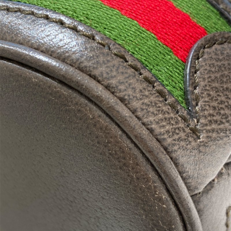 GUCCI 古馳 550621 Ophidia GG LOGO印花帆布束口手提/斜背水桶包-7