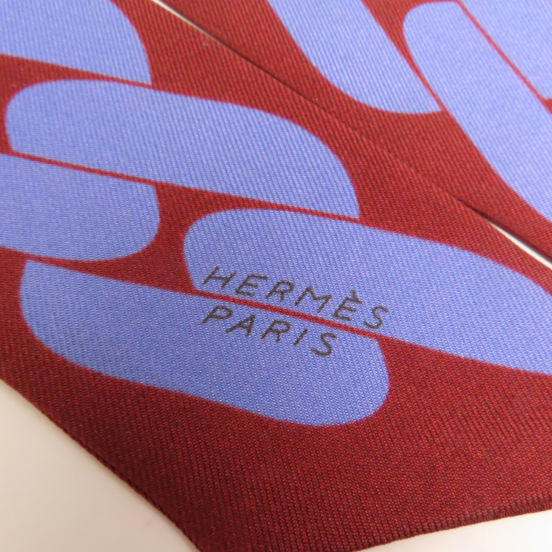 HERMES 絲質Twilly絲巾-3