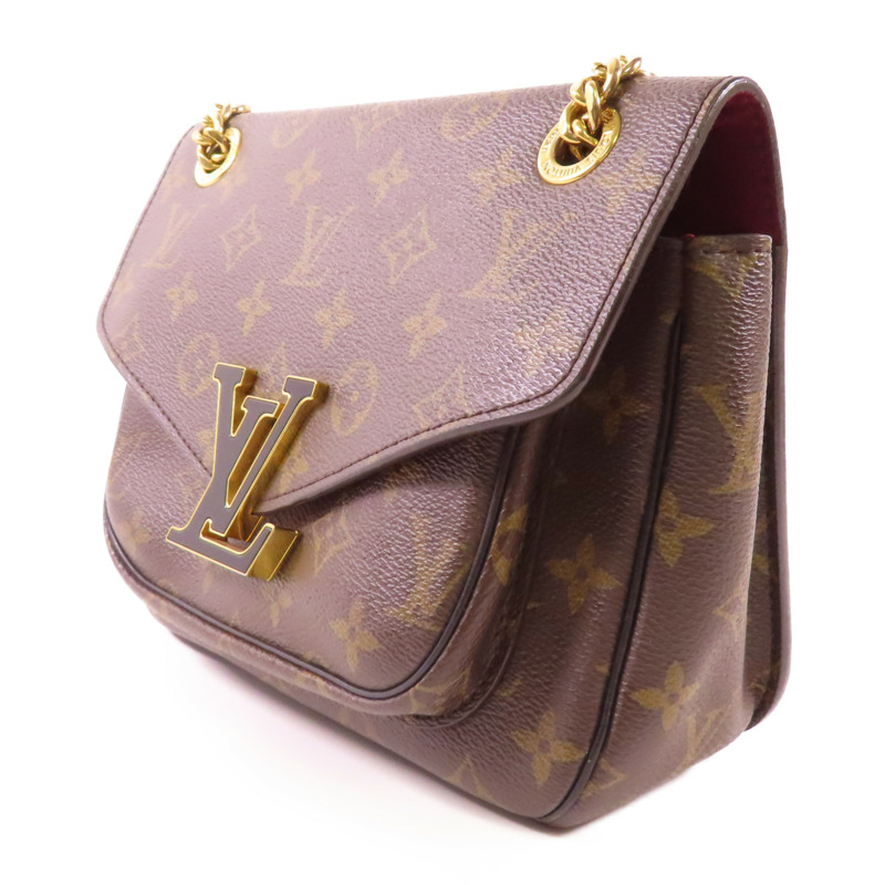 LOUIS VUITTON Monogram Passy金扣肩背袋棕色-2