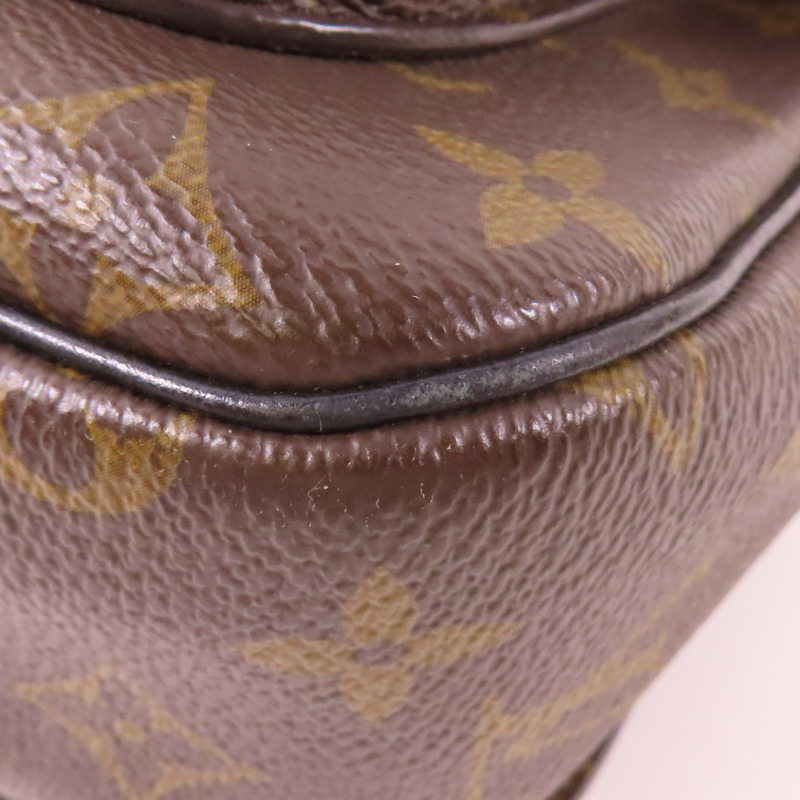 LOUIS VUITTON Monogram Passy金扣肩背袋棕色-5