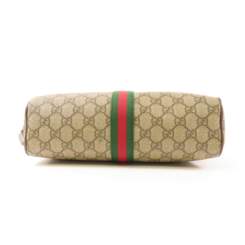 GUCCI 塗層帆布Ophidia Crossbody Bag金扣肩背袋-3