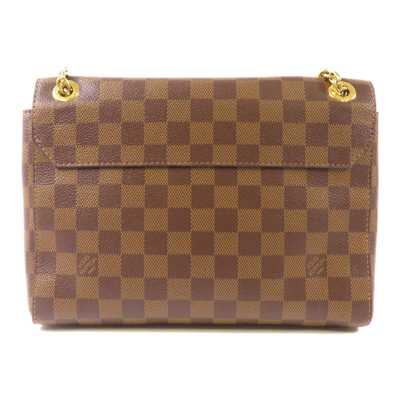 LOUIS VUITTON Damier Vavin PM金扣鏈帶肩背袋-1
