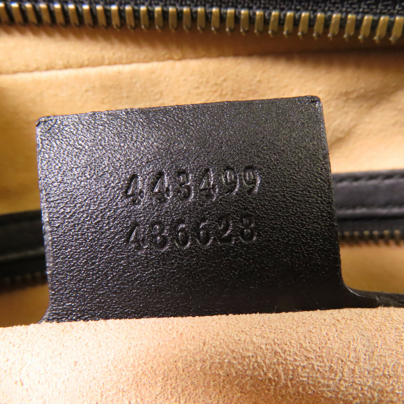 GUCCI 牛皮皮革GG Marmont Chain Shoulder金扣肩背袋-11