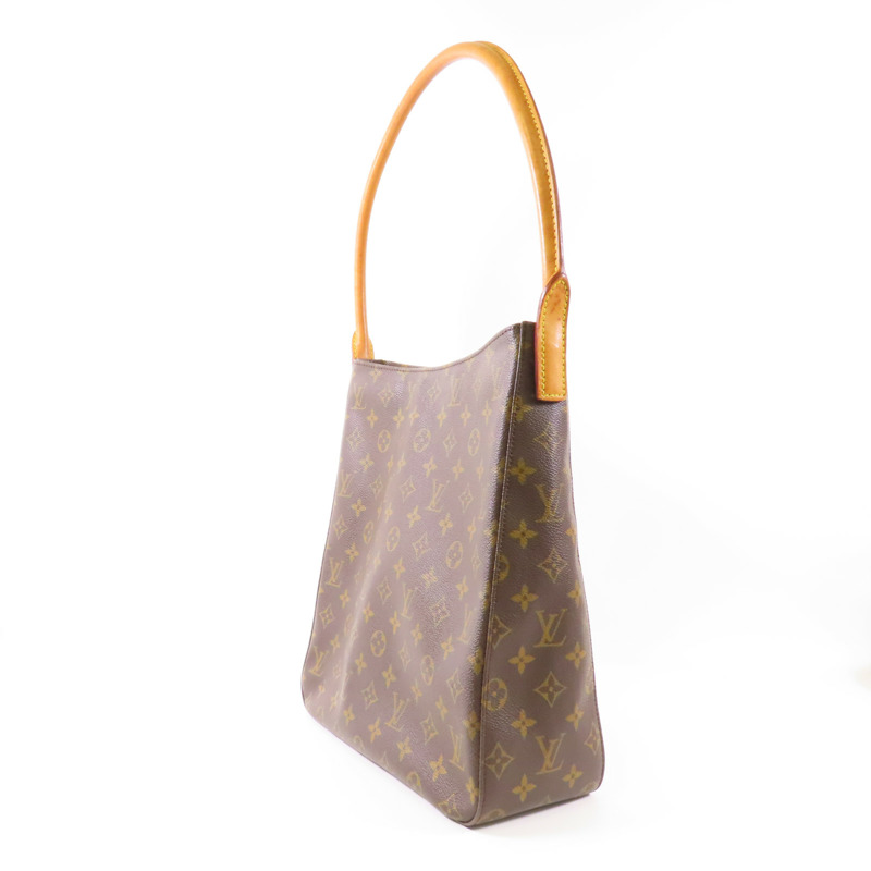 LOUIS VUITTON Monogram Looping GM金扣肩背袋-2