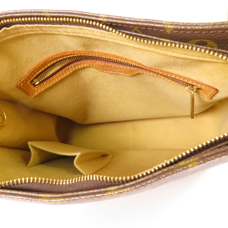 LOUIS VUITTON Monogram Looping GM金扣肩背袋-9