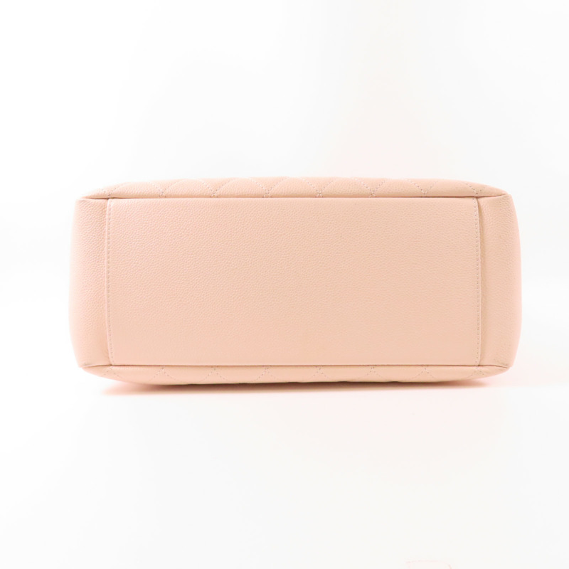 CHANEL 牛皮皮革GST Grand Shopping Tote Bag銀扣肩背袋-3