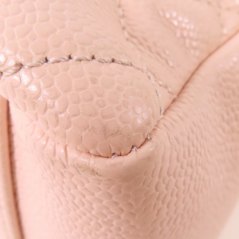 CHANEL 牛皮皮革GST Grand Shopping Tote Bag銀扣肩背袋-5