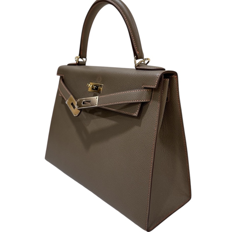 Hermès Kelly 28 Sellier Epsom CP18 Etoupe-5