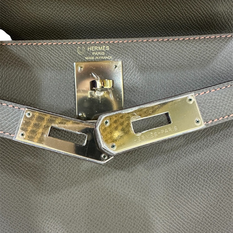 Hermès Kelly 28 Sellier Epsom CP18 Etoupe-15
