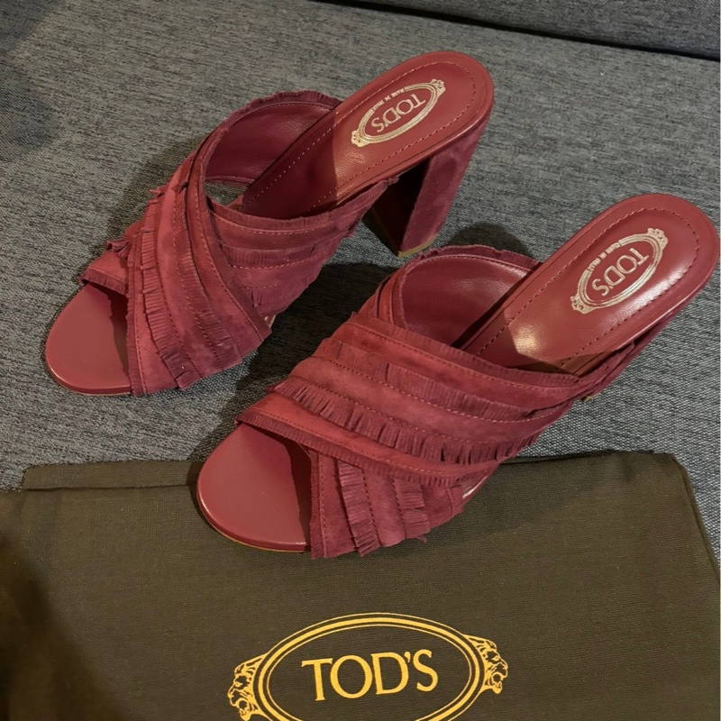 Tod’s粗跟 高跟鞋-18