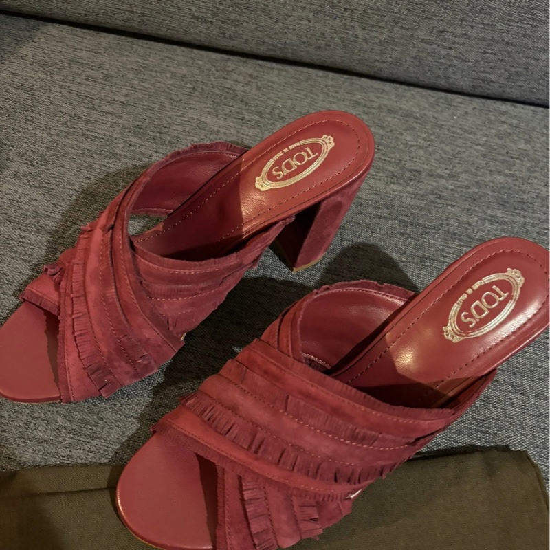 Tod’s粗跟 高跟鞋-19