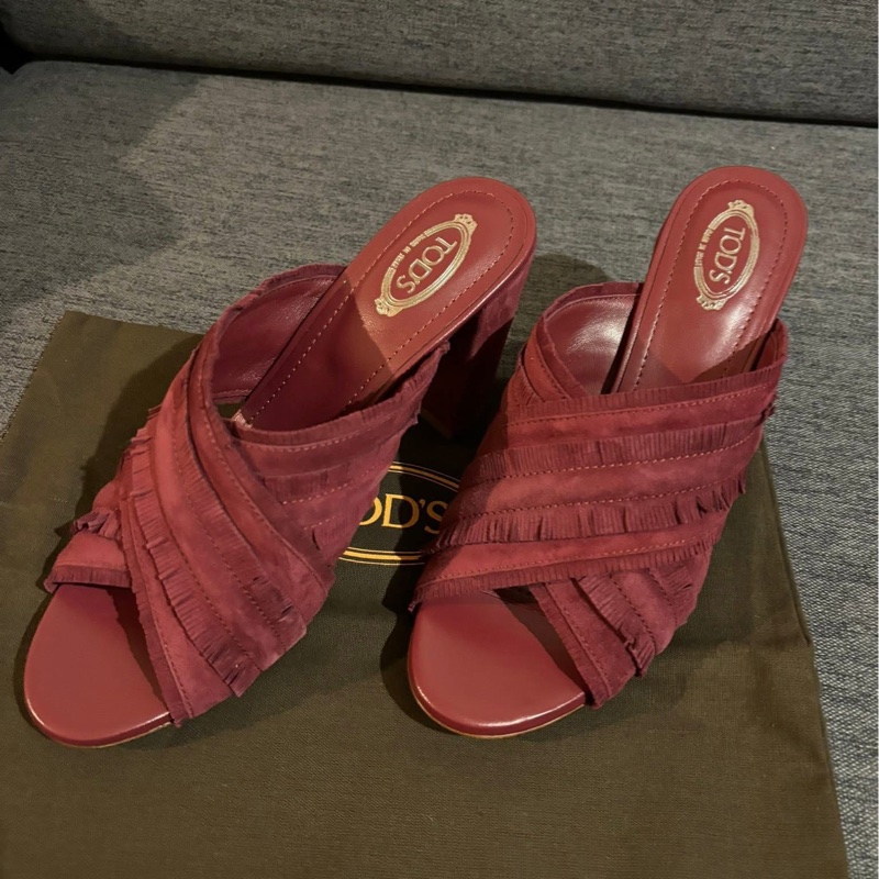 Tod’s粗跟 高跟鞋-22
