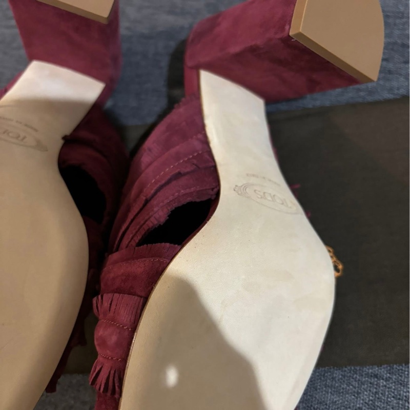 Tod’s粗跟 高跟鞋-23