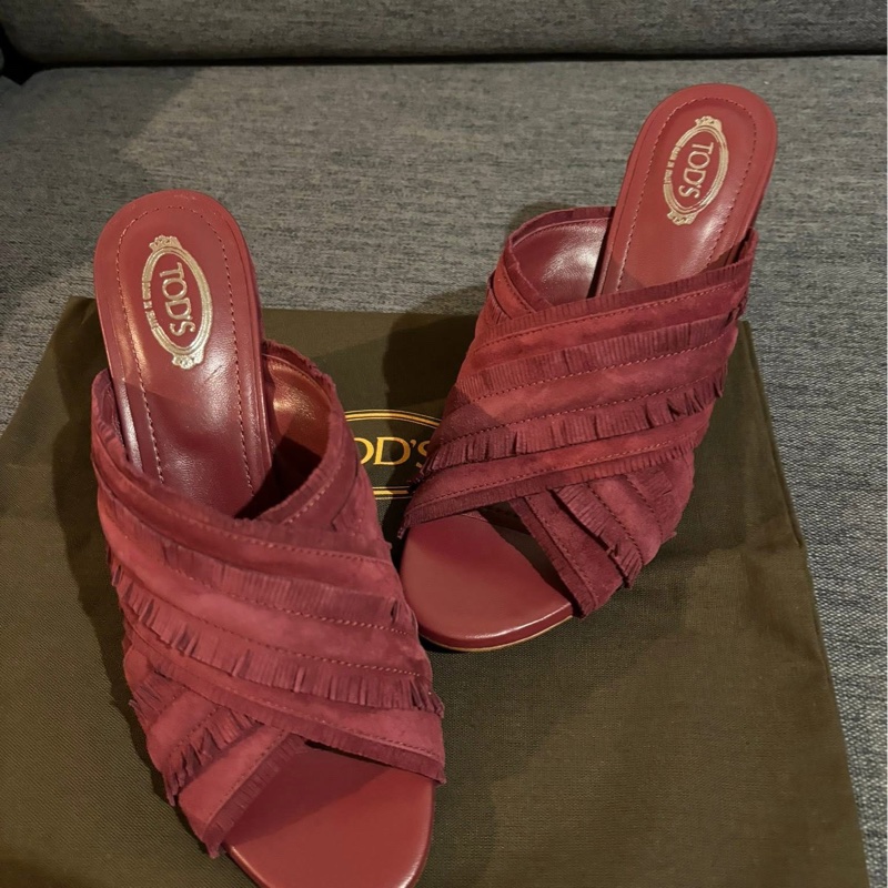 Tod’s粗跟 高跟鞋-25