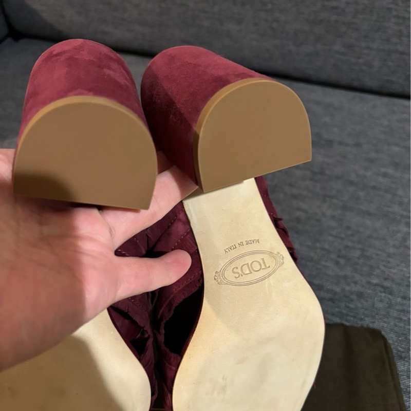 Tod’s粗跟 高跟鞋-33