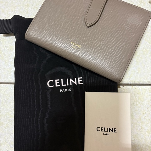Celine 中夾 鵝卵石色