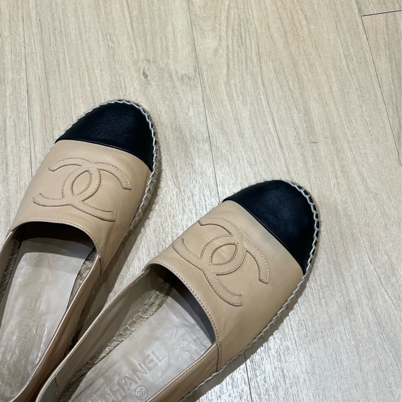 Chanel 鉛筆鞋 草編鞋 39號-5