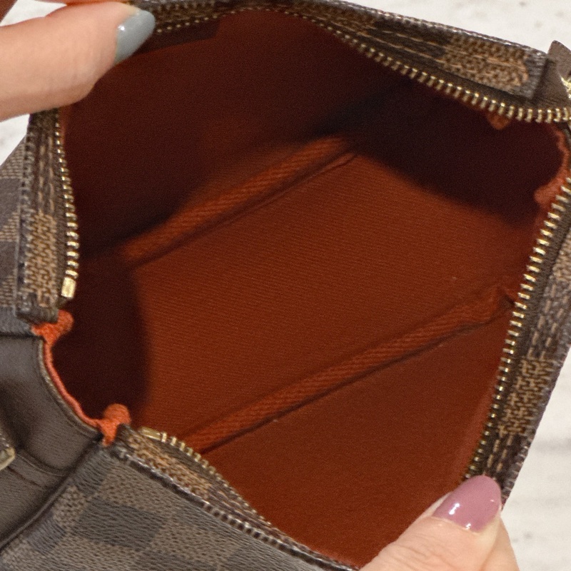 Louis Vuitton LV 路易威登 經典棋盤格小方包 小手提包-8