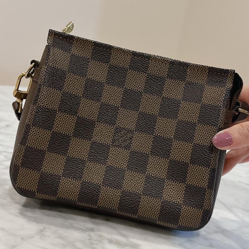 Louis Vuitton LV 路易威登 經典棋盤格小方包 小手提包-10