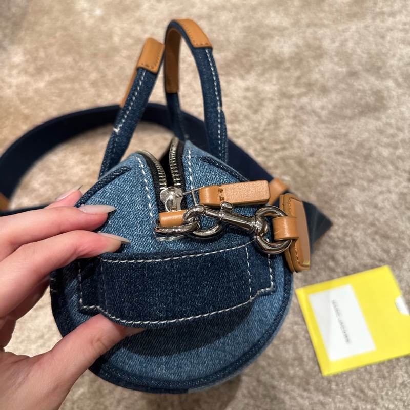 Marc Jacob 牛仔滾筒包-4
