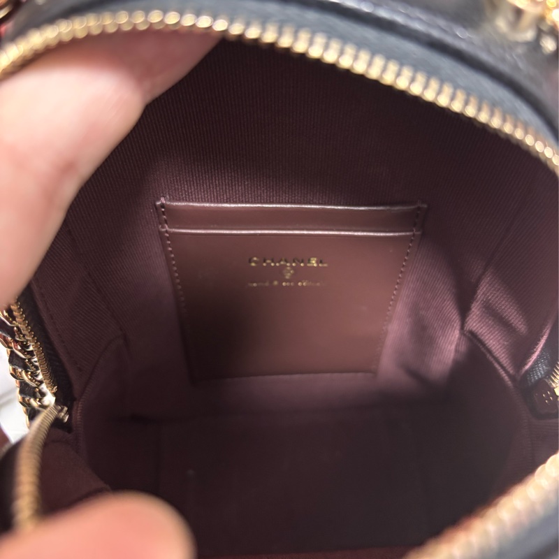 爆款香奈兒 Chanel 小書包 後背包 手提包 荔枝黑淡金釦-7