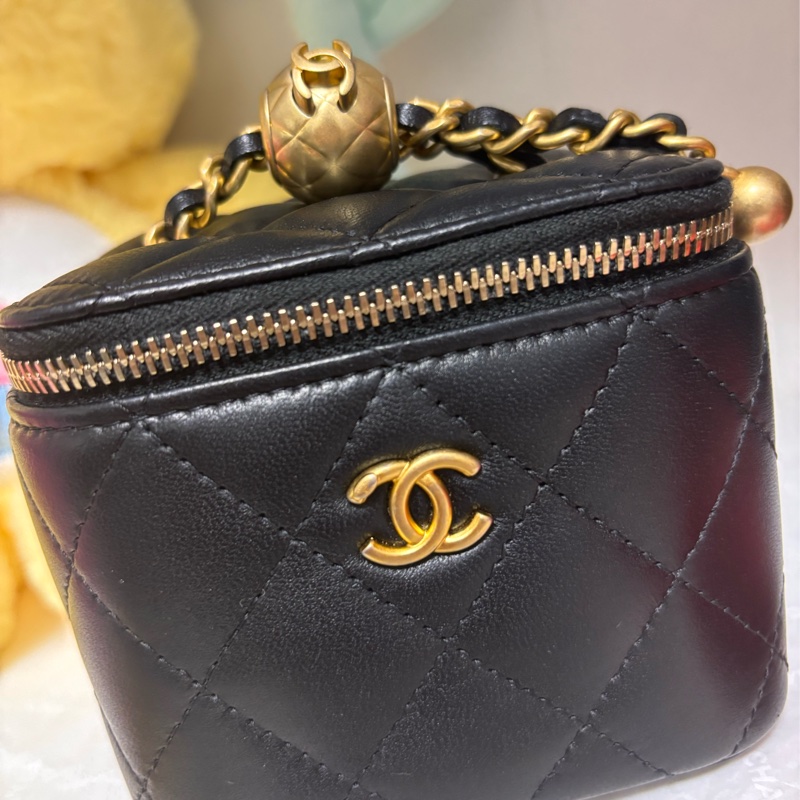 香奈兒經典黑金 金球方盒子 🖤🖤🖤-4