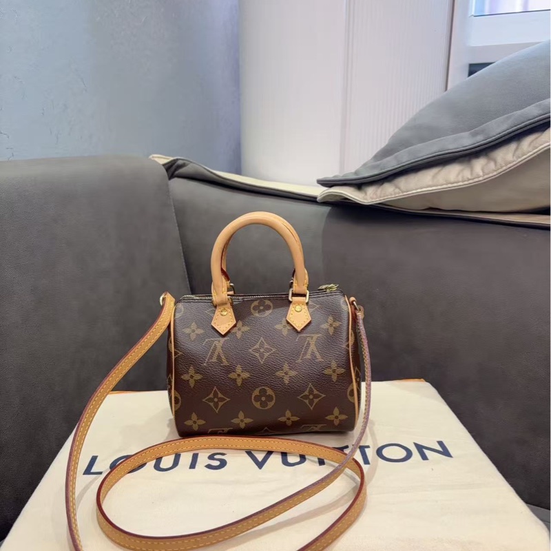 LV speedy nano 16*10*7.5  98新配件塵袋-0