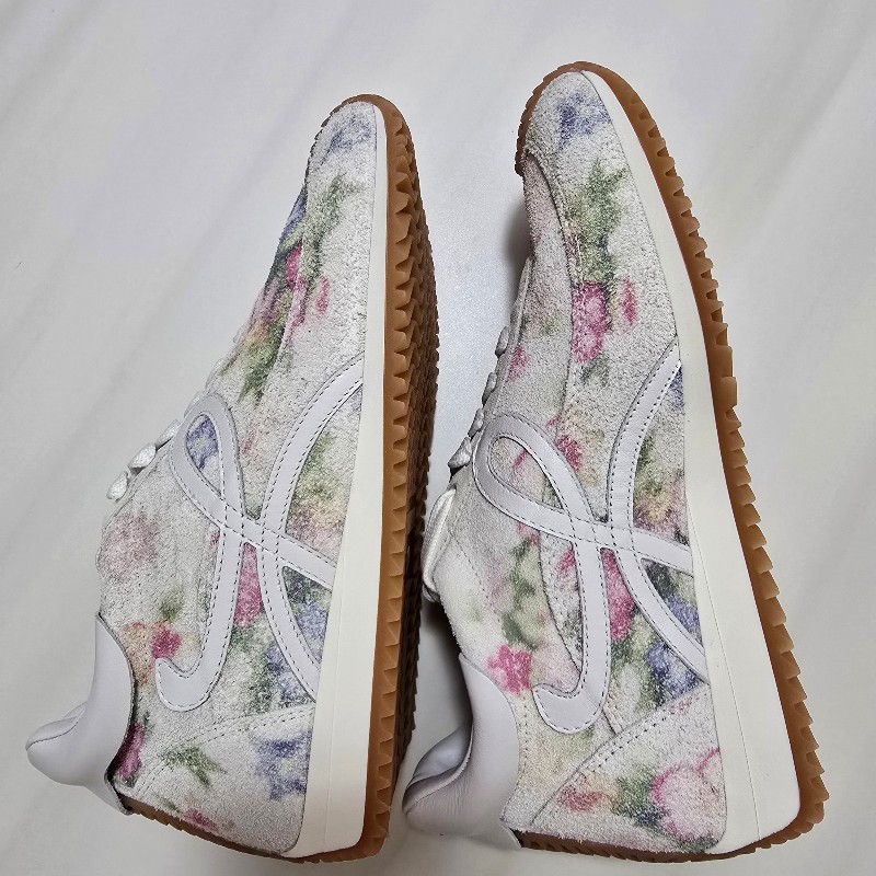 LOEWE floral print sneakers-4