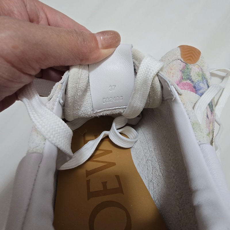 LOEWE floral print sneakers-5