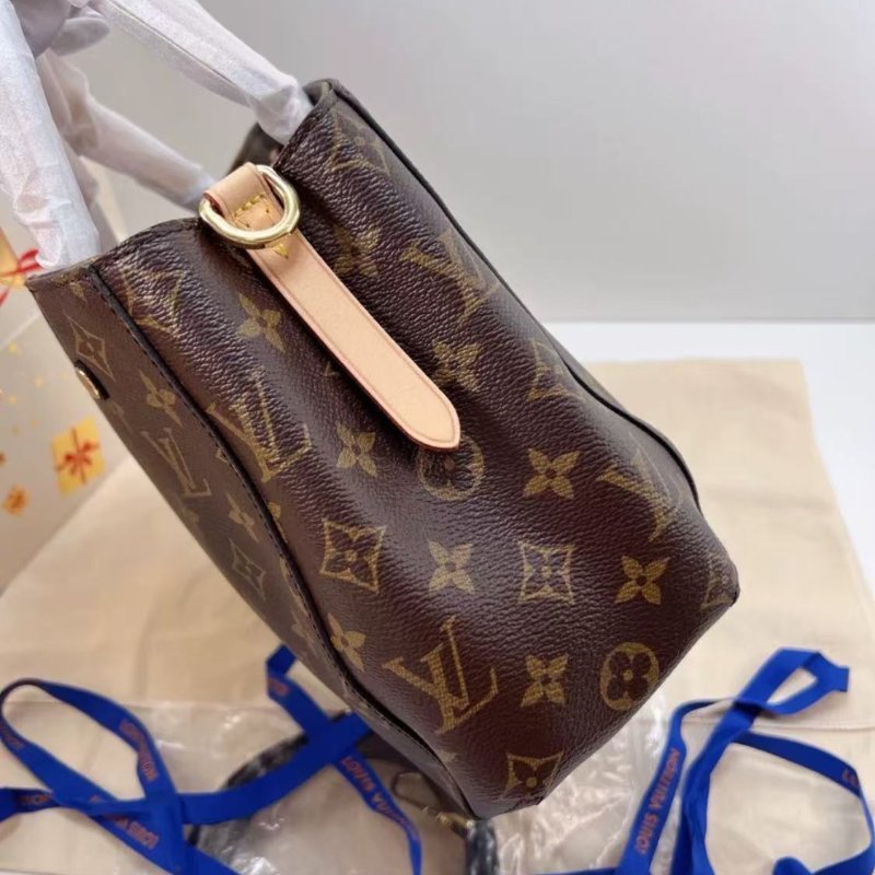 全新LV蒙田老花 蒙田bb 新款帶隔層好裝實用-2