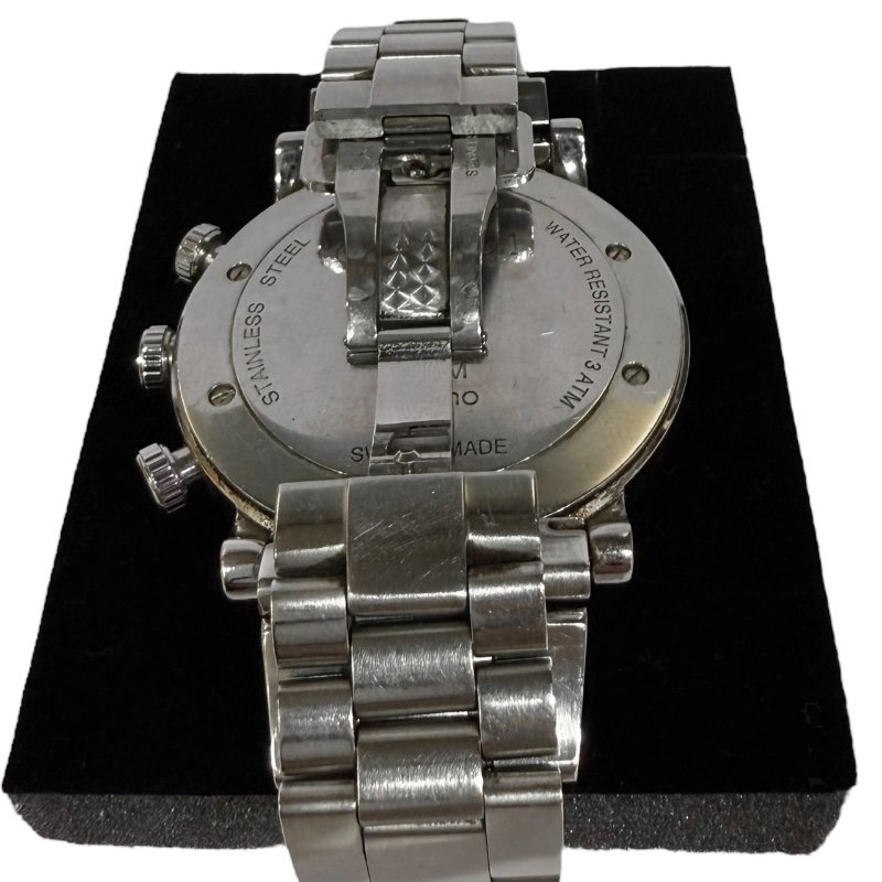 【美收精品】GUCCI 鑽石黑色錶盤手錶 2-147-6