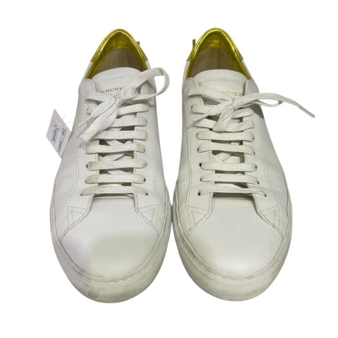 【美收精品】GIVENCHY 白色金邊休閒鞋 2-445