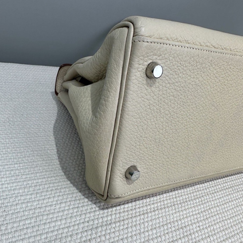 爱马仕shoulder Kelly 羊毛白银扣,框刻,锁具齐全,刻印模糊-1