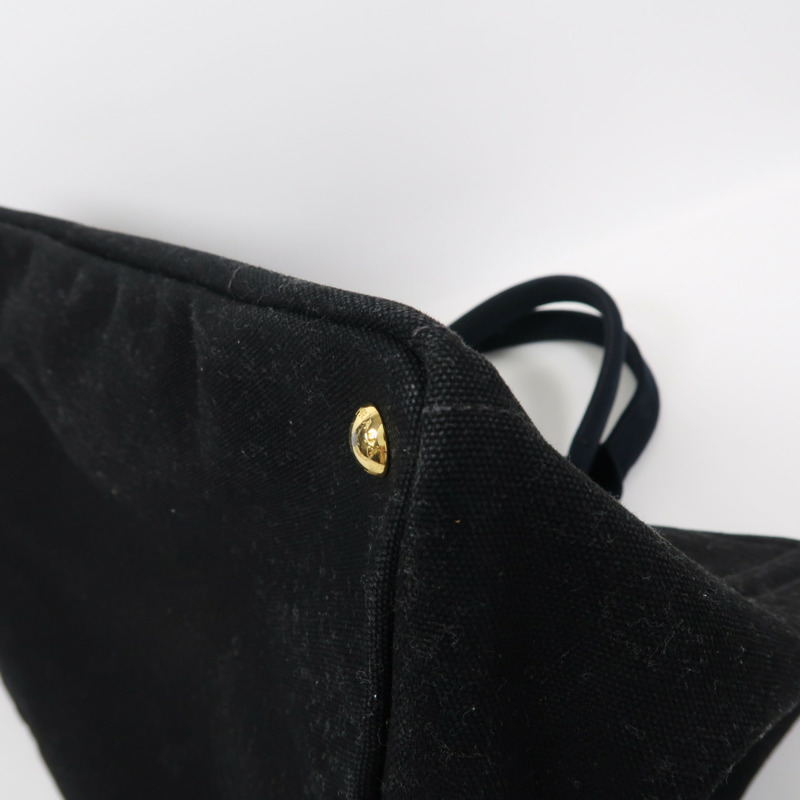 PRADA 帆布Hand Bag金扣手挽袋-12