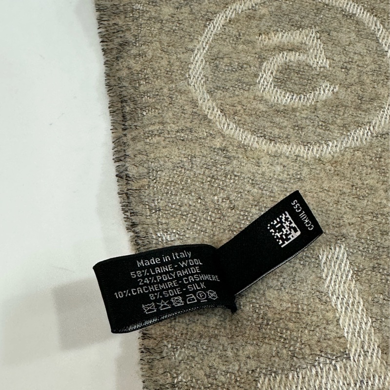 CHANEL AAA632B 咖拼駝色五號Chanel圍巾 73x188公分-8
