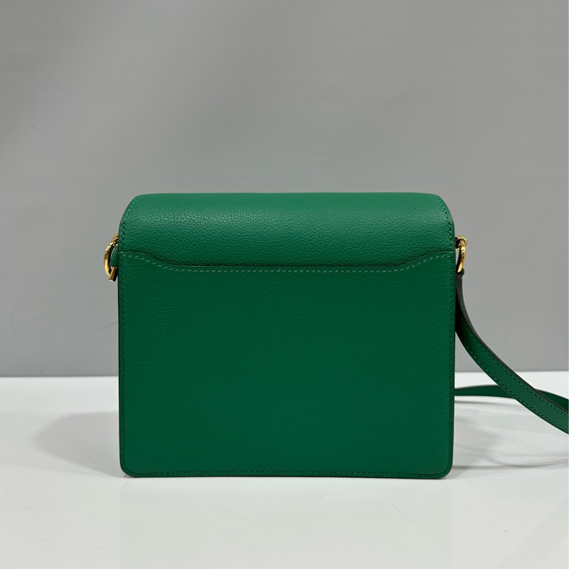 HERMES 孔雀綠ROULIS MINI 18 A刻 斜背包-5