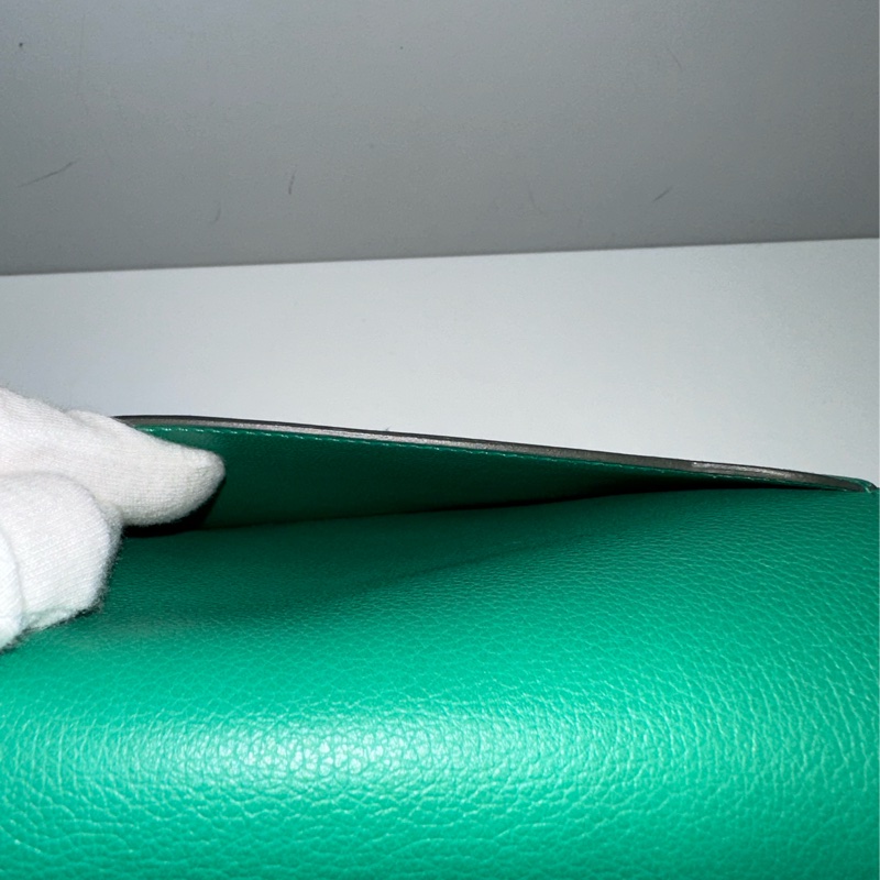 HERMES 孔雀綠ROULIS MINI 18 A刻 斜背包-19