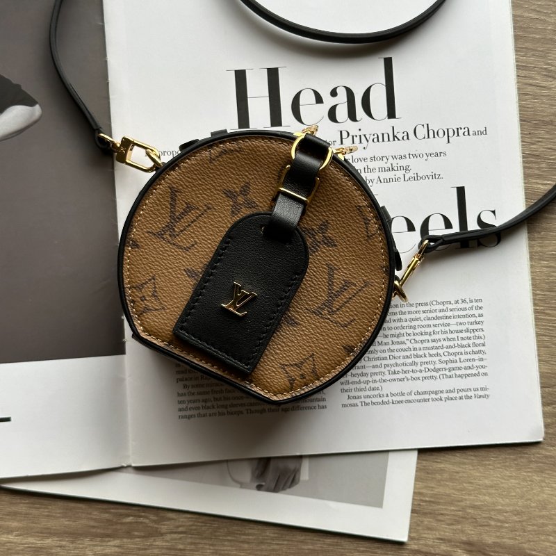 Louis Vuitton M83614 Mini Boîte Chapeau 老花 圓餅包 小廢包 女包 側背包-1