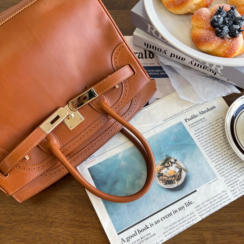 Hermes愛馬仕 Ghillies Caramel Birkin 30 焦糖色 限量 蕾絲系列 Tad皮-1