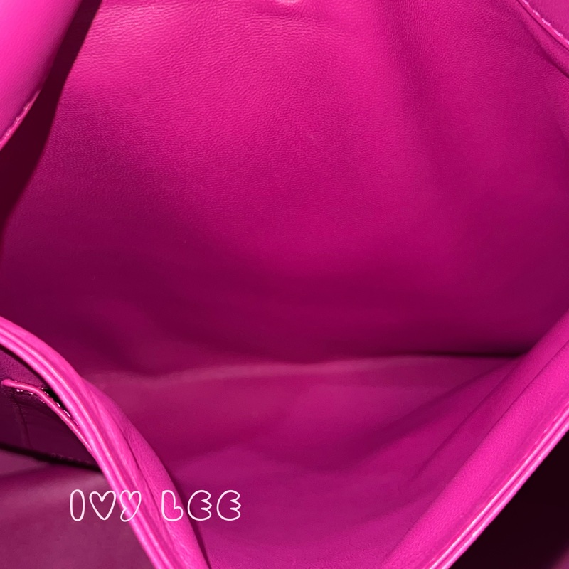 LOEWE Granada Anagram 單肩包 手提包 桃粉皮革 正品 二手精品-6